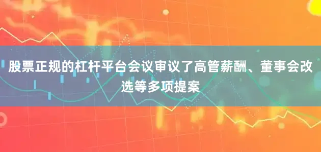 股票正规的杠杆平台会议审议了高管薪酬、董事会改选等多项提案