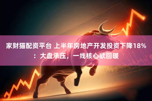 家财猫配资平台 上半年房地产开发投资下降18%：大盘承压，一线核心欲回暖